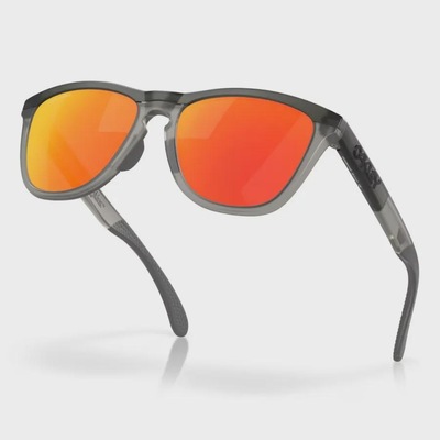 Óculos de Sol Oakley Unissex Frogskins Range Matte Grey Ink Prizm Ruby - Foto 2