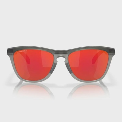 Óculos de Sol Oakley Unissex Frogskins Range Matte Grey Ink Prizm Ruby - Foto 3
