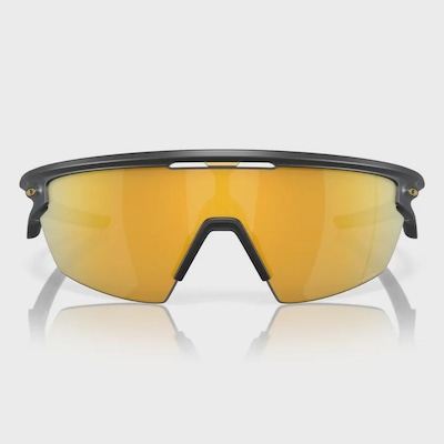 Óculos de Sol Oakley Unissex Sphaera Matte Carbon Prizm 24k Polarized - Foto 3