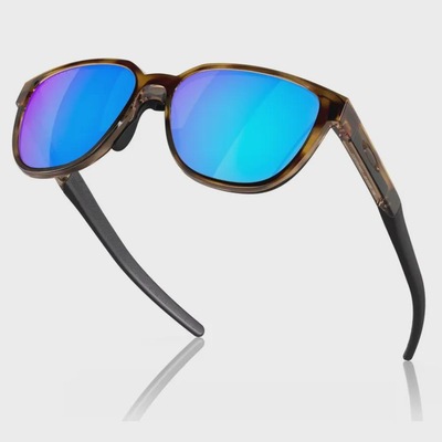 Óculos de Sol Oakley Unissex Actuator Brown Tortoise Prizm Sapphire Polarized - Foto 2