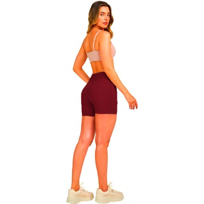 Bermuda Alto Giro Elástico Personalizado - Feminina - Foto 4