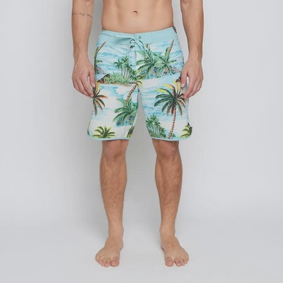 Boardshort Quiksilver Highline Scallop 19 Aquifer - Masculino - Foto 1