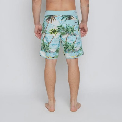 Boardshort Quiksilver Highline Scallop 19 Aquifer - Masculino - Foto 3