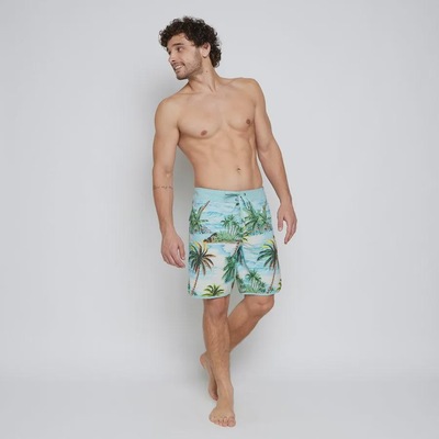 Boardshort Quiksilver Highline Scallop 19 Aquifer - Masculino - Foto 4