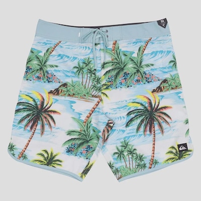 Boardshort Quiksilver Highline Scallop 19 Aquifer - Masculino - Foto 5