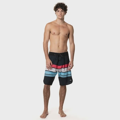 Boardshort Quiksilver Everyday  Stripe Scallop 20 - Masculino - Foto 4