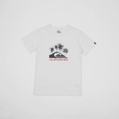 Camiseta Quiksilver Manga Curta Baikadam Tn - Infantil - Foto 1