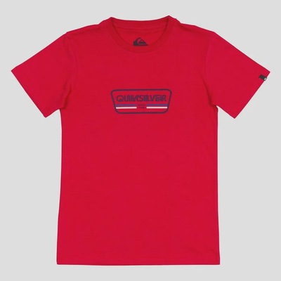 Camiseta Quiksilver Manga Curta Range Life Front Tn - Infantil - Foto 1