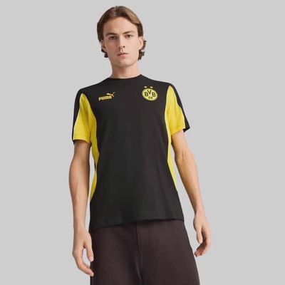 Camiseta Borussia Dortmund 2025 Puma Ftblarchive - Masculina - Foto 3