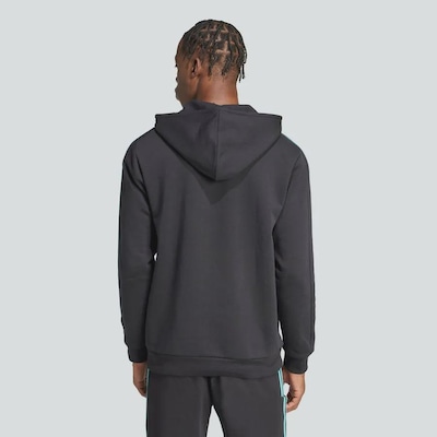 Blusão adidas Capuz Zíper Mercedes AMG Petronas Fórmula 1 Team DNA - Masculino - Foto 4