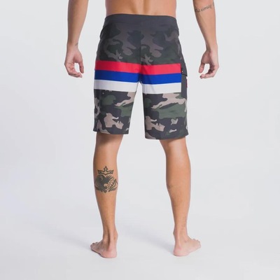 Boardshort Quiksilver Surfsilk Hawaii Stripe 20 Thyme - Masculino - Foto 5