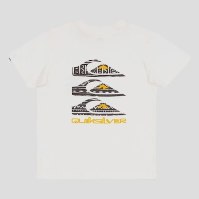 Camiseta Quiksilver Vertical Logos Kd - Infantil - Foto 2