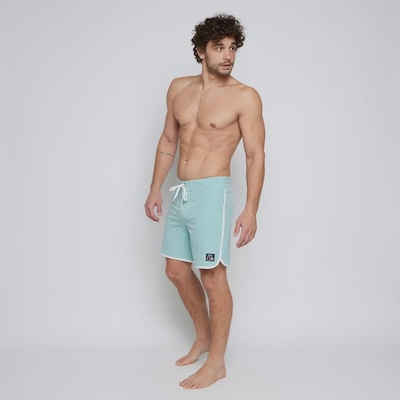 Boardshort Quiksilver Original Scallop 18 - Masculino - Foto 4