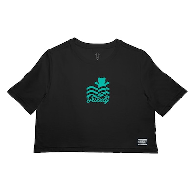 Cropped Grizzly Wavy Tee - Feminino - Foto 1