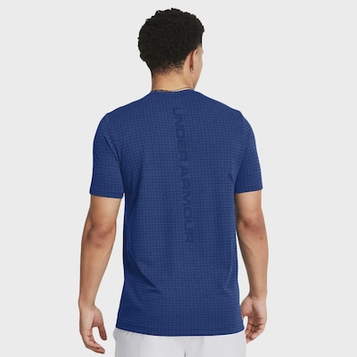 Camiseta Under Armour Seamless Grid - Masculina - Foto 2