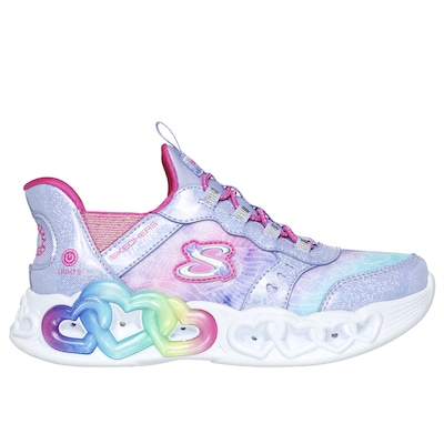Tênis Skechers Infinite Heart Lights Etern - Infantil - Foto 2
