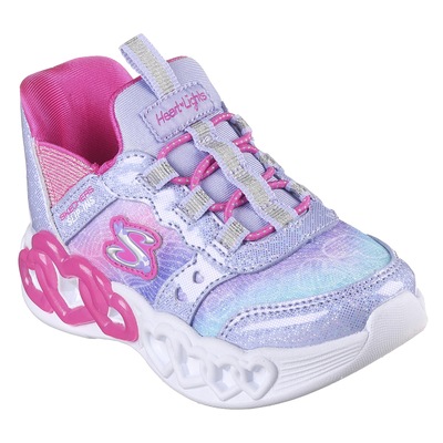 Tênis Skechers Infinite Heart Lights Etern - Infantil - Foto 1