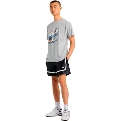 Camiseta New Balance Fitness Center 550 - Masculina - Foto 4