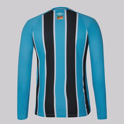 Camisa Manga Longa do Grêmio Umbro I 2025 - Masculina - Foto 3