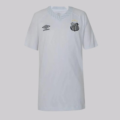 Camisa do Santos Umbro I 2025 10 Neymar Jr - Infantil - Foto 2