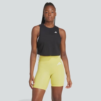 Bermuda adidas Optime 3 Stripes - Feminina - Foto 5