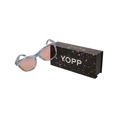 Óculos de Sol Yopp Unissex Polarizado Uv400 Grafite Splash - Foto 3