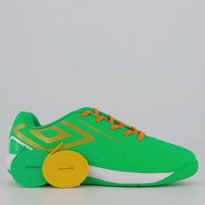 Chuteira de Futsal Umbro Pro 5 GL Saint Patrick's - Infantil - Foto 1