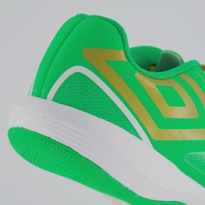 Chuteira de Futsal Umbro Pro 5 GL Saint Patrick's - Infantil - Foto 6