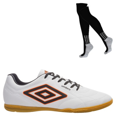 Kit Chuteira Futsal Umbro Class Footballer e Meião - Adulto - Foto 1