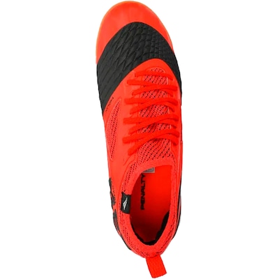 Chuteira Futsal Penalty Max 1000 Locker Ecoknit - Adulto - Foto 3