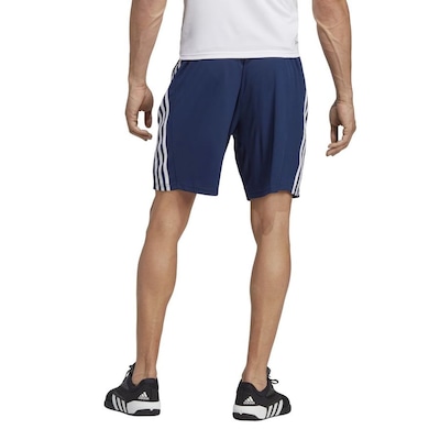 Shorts adidas Essentials Piquet 3-Stripes - Masculino - Foto 3