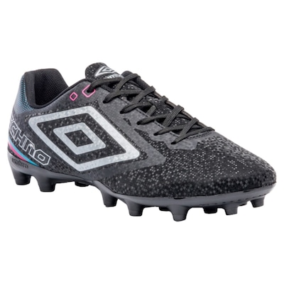 Kit Chuteira de Campo Umbro Techno II + Meião - Adulto - Foto 2
