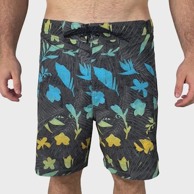 Bermuda Hurley Phantom Classic Flowers 18' - Masculina - Foto 3