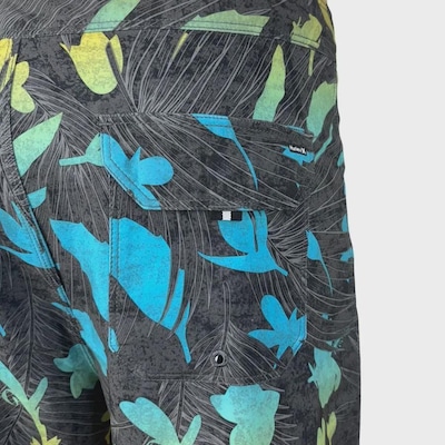 Bermuda Hurley Phantom Classic Flowers 18' - Masculina - Foto 4