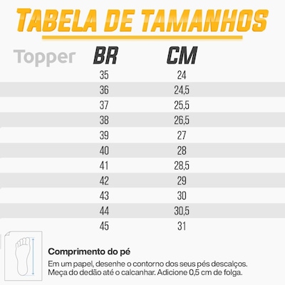 Chuteira Futsal Topper Dominator 3 LT - Adulto - Foto 4