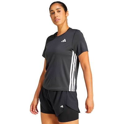 Camiseta adidas 3s Crew - Feminina - Foto 1