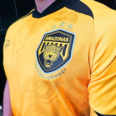 Camisa Amazonas Diadora F.C 2025 Uniforme 1 Número 10 - Masculina - Foto 4