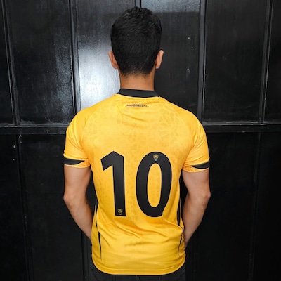 Camisa Amazonas Diadora F.C 2025 Uniforme 1 Número 10 - Masculina - Foto 6