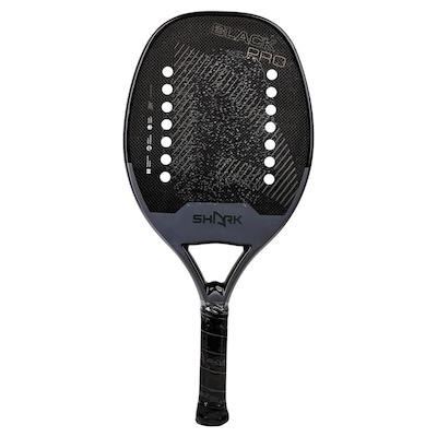 Raquete de Beach Tennis Shark BT Black Pro - Foto 1