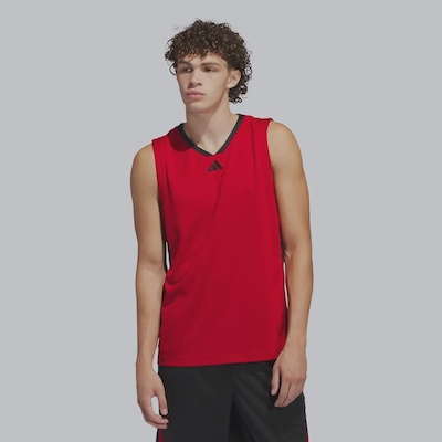 Regata adidas 3 Stripes - Masculina - Foto 1
