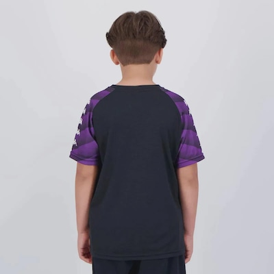 Kit 2 Camisas Kappa Raglany - Infantil - Foto 4