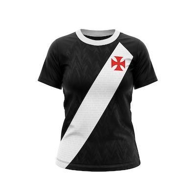 Camisa do Vasco Da Gama Baby Look Principia Braziline - Feminina - Foto 1