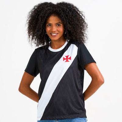 Camisa do Vasco Da Gama Baby Look Principia Braziline - Feminina - Foto 2