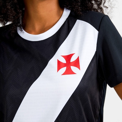 Camisa do Vasco Da Gama Baby Look Principia Braziline - Feminina - Foto 3