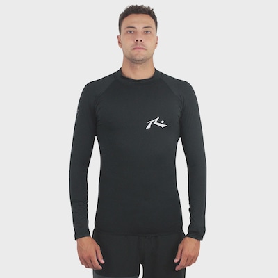Camiseta Manga Longa Rusty Long Surf - Masculina - Foto 1