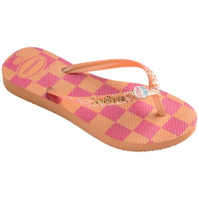 Chinelo Havaianas Slim Glitter II - Infantil - Foto 2