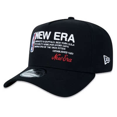 Boné Aba Curva New Era 9FORTY A-Frame Institucional Style NBA - Adulto - Foto 1