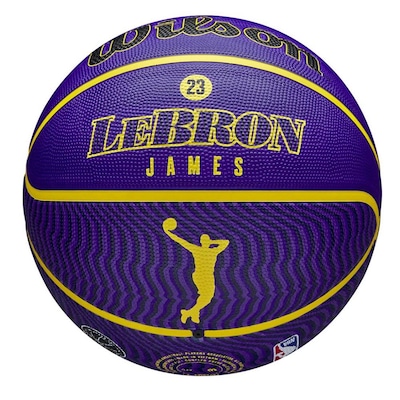 Bola de Basquete Wilson NBA Lebron James Player Icon - Foto 2