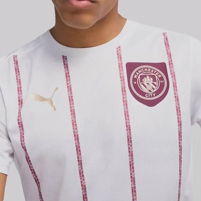 Camisa do Manchester City Puma Pré-Jogo 2025 - Masculina - Foto 3