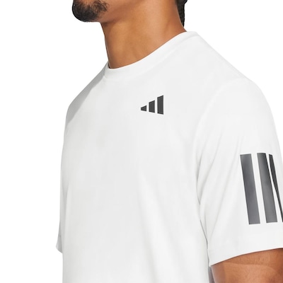 Camiseta adidas Club Tennis Climacool 3STR - Masculina - Foto 3